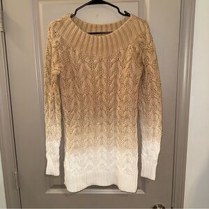 Vineyard Vines Beige and Cream Knit Sweater
